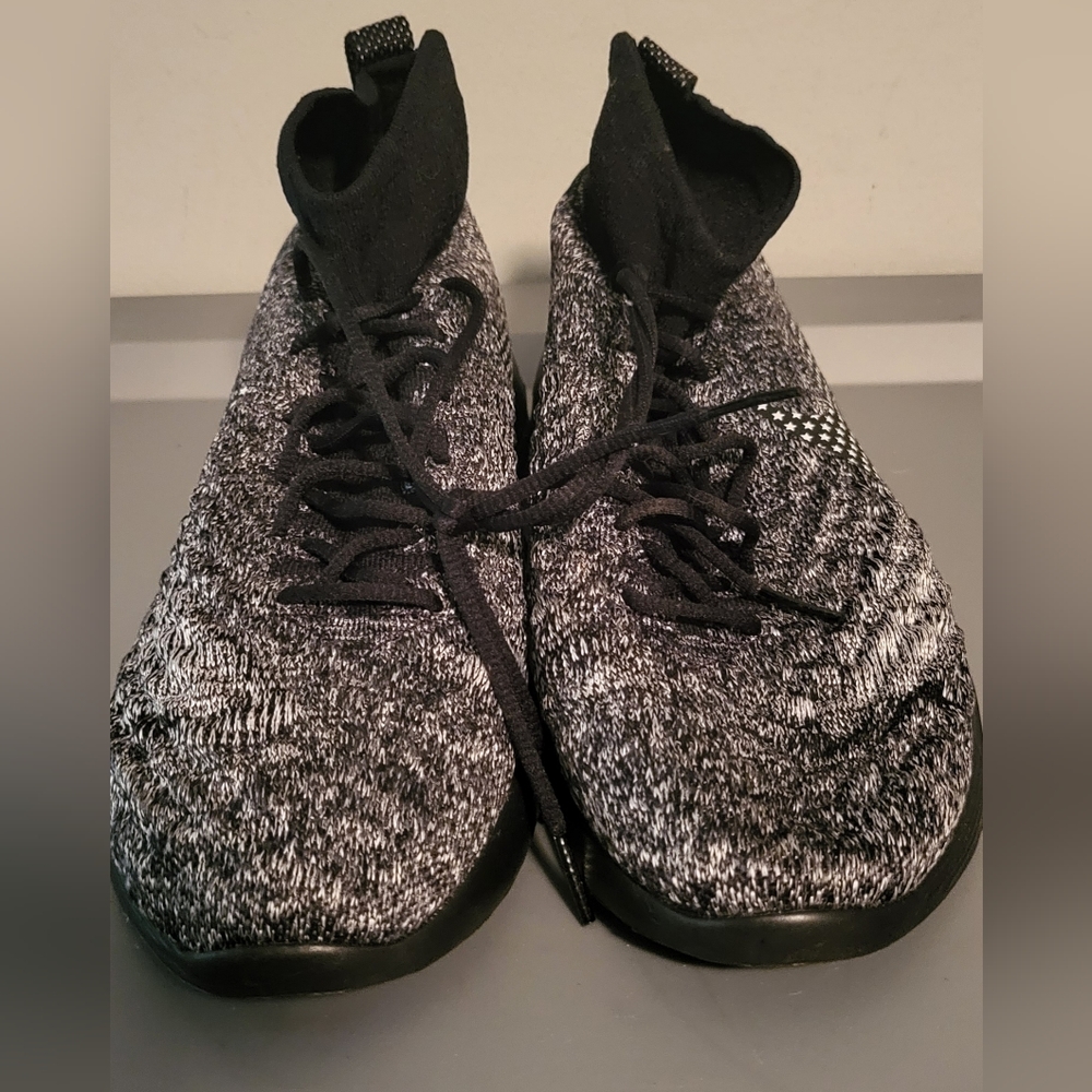 Mens Nike Lunar Magista II Flyknit FC - Black/White